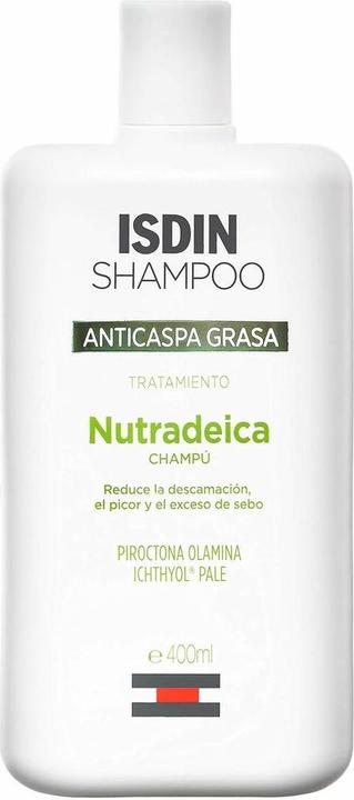 Produktbild Isdin Nutradeica Fett Schuppen Shampoo 400ml (Flüssiges Shampoo, 400 ml)