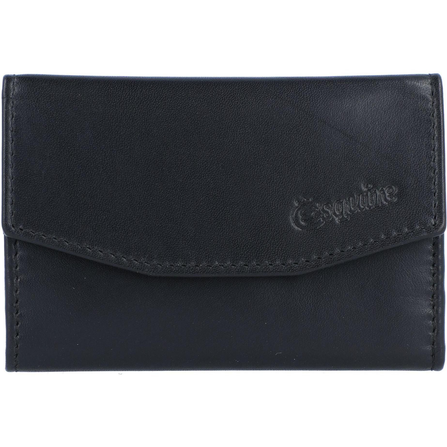 Thumbnail - Esquire, Portemonnaie, New Silk Schlüsseletui Leder 10 cm, Schwarz