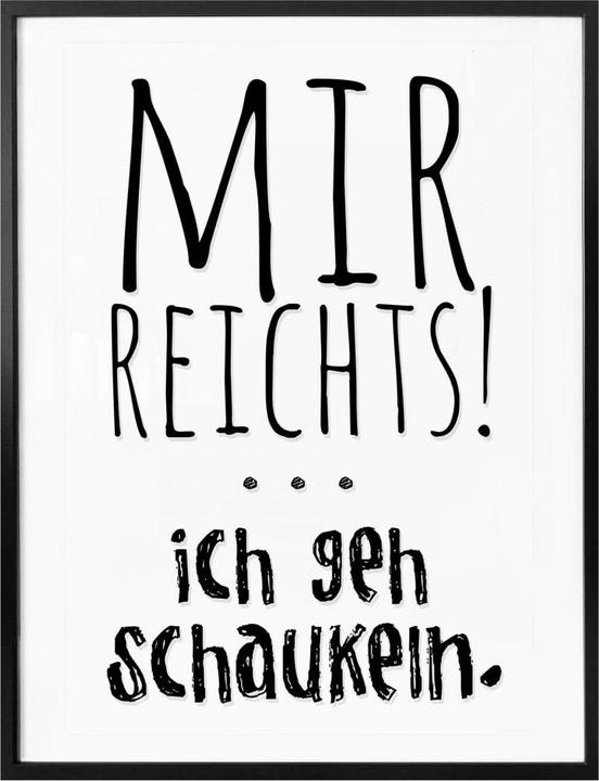 Actual product image Trenddeko I've had enough, I'm going to rock (30 x 40 cm)