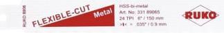 Actual product image Ruko Sabre saw blade 895 HSSBimetal