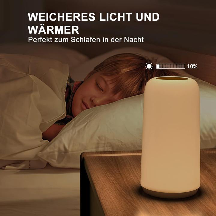 Produktbild Alopini LED Nachttischlampe Touch
