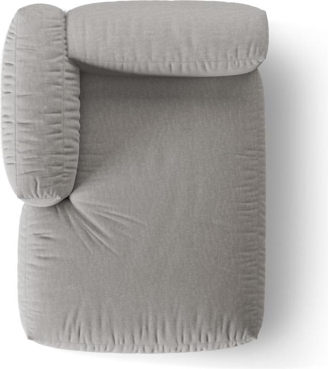 Image du produit Micadoni Chaise longue modulable gauche, "Martina", 1 Place, 176x123x75 Fabriqué en Europe (Recamière)