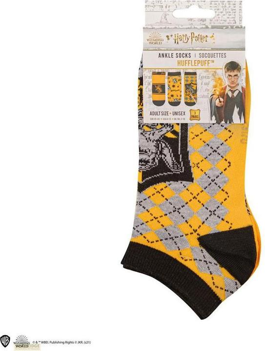 Image du produit Cinereplicas Harry Potter: Hufflepuff (3 Paires) (Lot de 3, 40)
