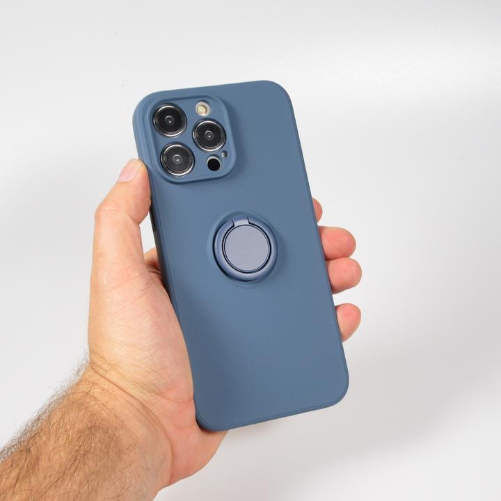 Produktbild PhoneLook Hülle Soft Touch mit Ring (Apple iPhone 14 Pro)