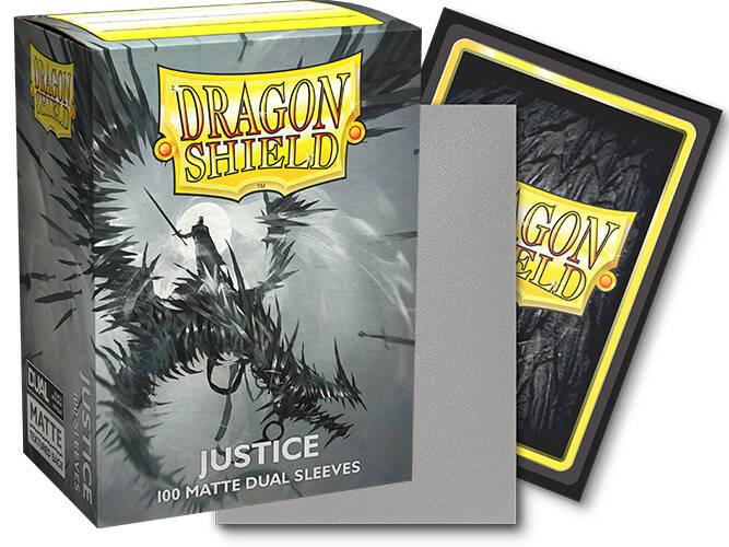 Produktbild Arcane Tinman Dragon Shield Dual Matte Sleeves (x100) - Justice