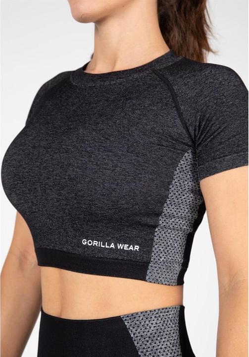 Produktbild Gorilla Wear Selah Seamless Crop Top - schwarz (L)