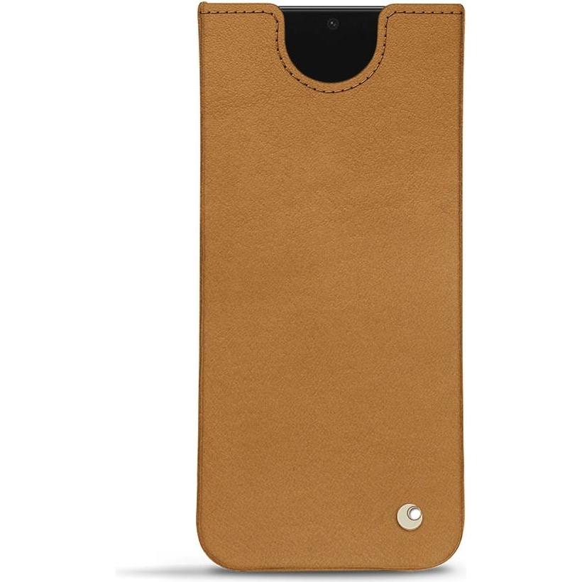 Noreve Lederschutzhülle (Samsung Galaxy S22 Ultra), Smartphone Hülle, Braun