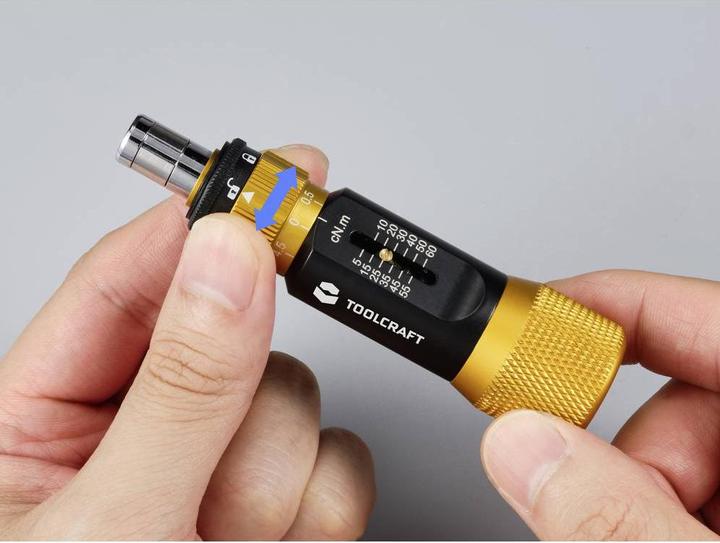 Productafbeelding Toolcraft TO-9627246 Maat momentschroevendraaier voor elektronica en fijnmechanica