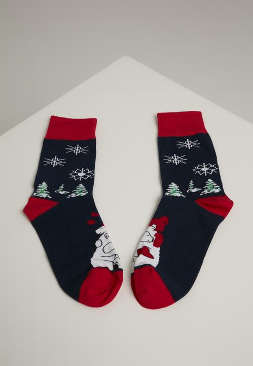 Produktbild Urban Classics Christmas Socks Set Icebear (3er Pack, 35 - 38)