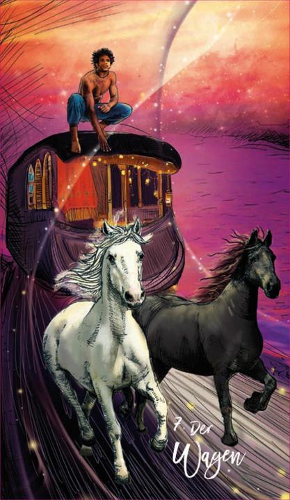 Actual product image Light and Shadow Tarot (German)