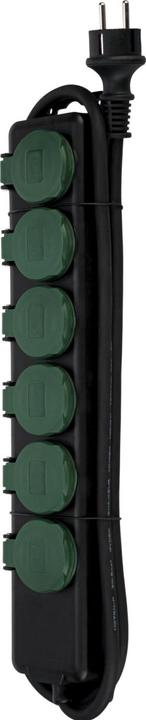 Actual product image REV Socket strip IP44 6-way 1.4m (6 x, CEE 7/3, 1.40 m)