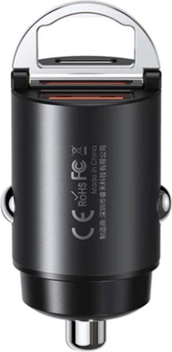 Produktbild Remax Car charger 2x USB-C RCC332, 30W (black)