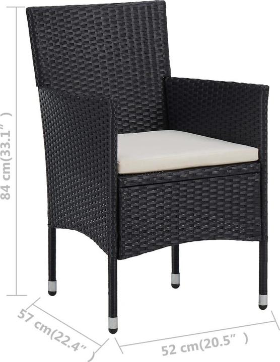 Produktbild vidaXL Valeska (80 x 80 x 75 cm)