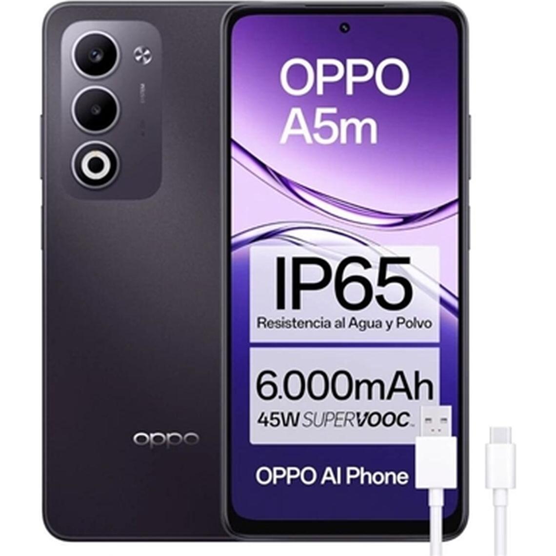 OPPO A5m 8GB/256GB Lila (256 GB, Lila, 6.67", Dual SIM, 4G), Smartphone, Violett