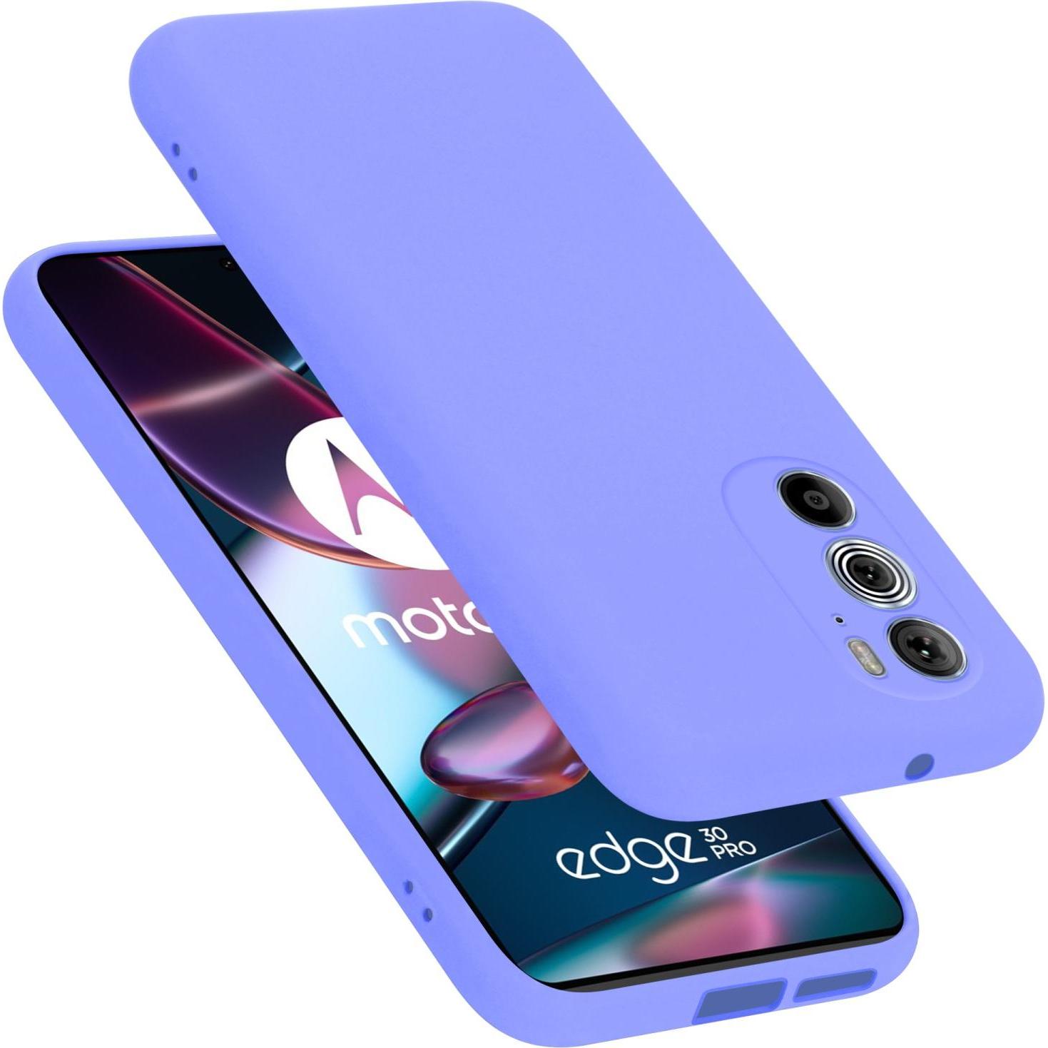Cadorabo TPU Liquid Silicone Case Hülle für Motorola EDGE 30 PRO / EDGE+ (Motorola Edge 30 Pro, Motorola Edge+), Smartph...