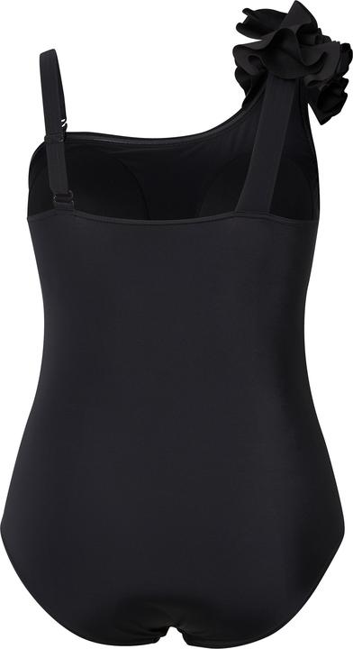 Image du produit Ulla Popken Maillot de bain avec bonnets souples, volants, bretelle gauche amovible, matière recyclée (58)