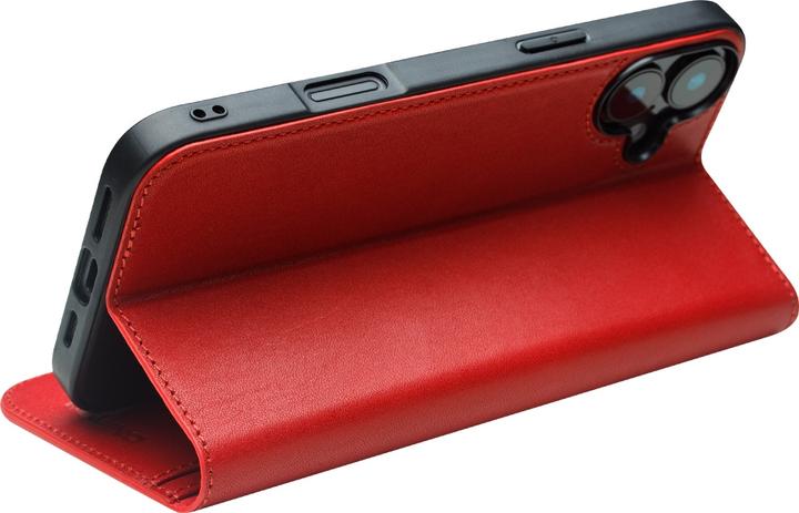 Actual product image QiAlino Flip Matt Wallet case (Apple iPhone 16 Plus)