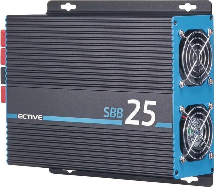 Actual product image Ective SBB 25 12V to 24V charge booster with MPPT charge controller 25A (12V, 24V, 30 A)