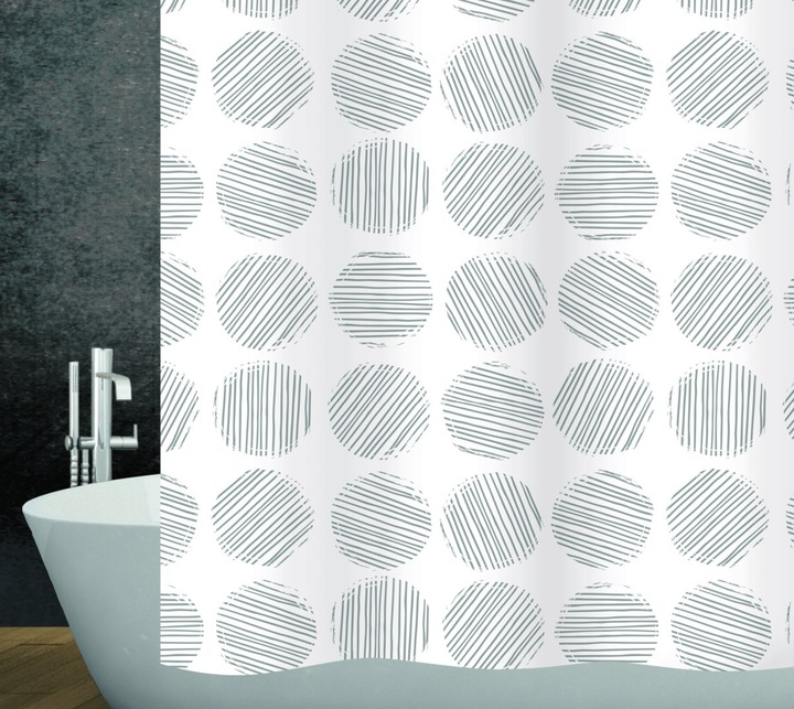 Actual product image Diaqua Shower curtain textile Giotto (240 x 180 cm)