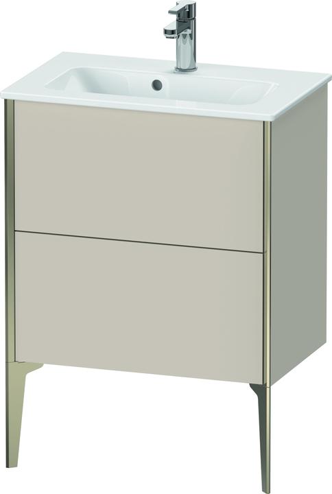 Actual product image Duravit XViu 4488 Vanity unit vertical Compact, 2 pull-outs, for wash basin ME by Starck 234263, 610 (61 x 39 x 59.5 cm)