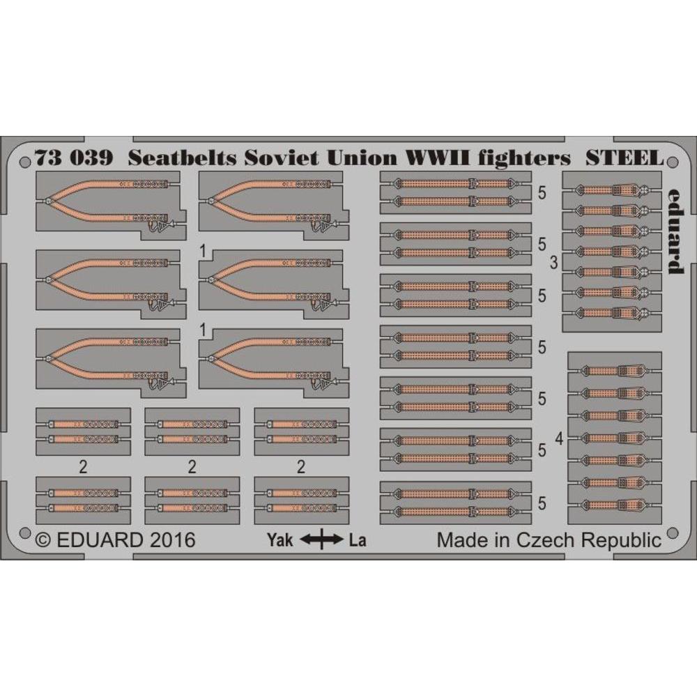 Eduard Seatbelts Soviet Union WWII fightersSTEE