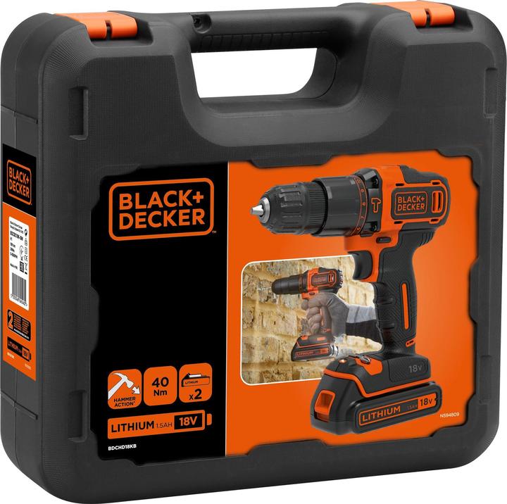 Productafbeelding Black & Decker BDCHD18KB-QW