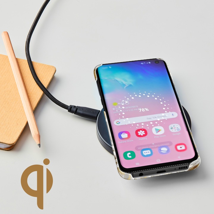 Actual product image iDeal Of Sweden Platinum Leaves (Samsung Galaxy S10e)