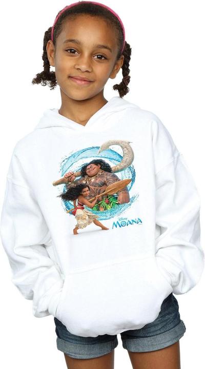 Produktbild Disney Moana And Maui Wave Kapuzenpullover Mädchen (128)