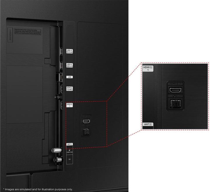 Actual product image Samsung QE85Q60CAU (85", Q60C, QLED, 4K)