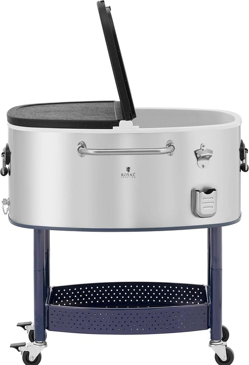 Immagine prodotto Royal Catering Frigo portatile con ruote - 77 L - (77 l)
