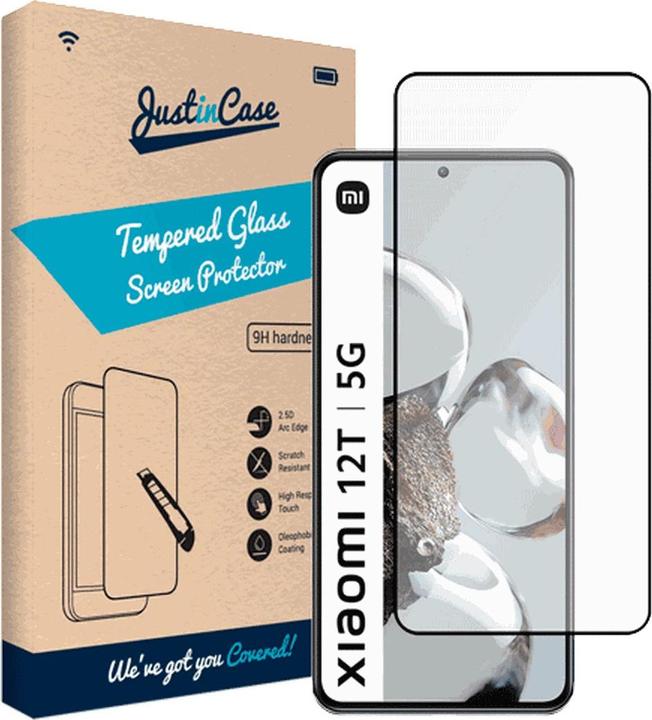 Image du produit Just in Case Protection d'écran en verre trempé Edge To Edge Xiaomi 12T/12T Pro (1 pièce(s), Xiaomi 12T)