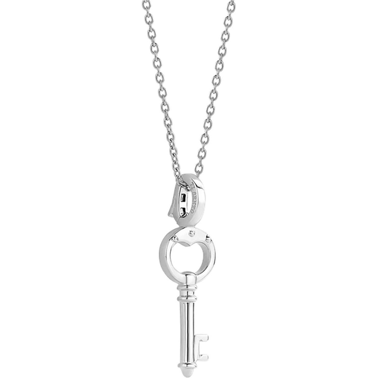 Thumbnail - Ti Sento Milano, Halsschmuck, Kette und Anhänger Schlüssel silber 6775SI, (925 Sterling Silber, 45 cm)
