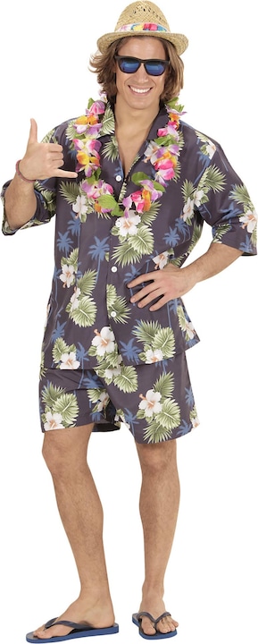 Immagine prodotto Widmann Costume hawaiano con pantaloncini e camicia (XL)