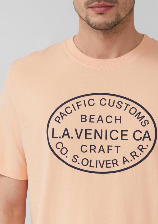 Actual product image S.Oliver T-Shirt T-Shirt mit Crew Neck und Frontprint (M)