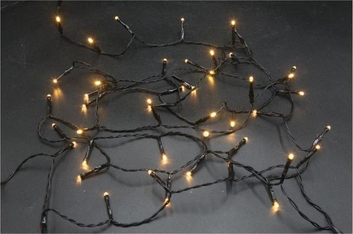 GuGus Guirlande lumineuse LED d'extérieur 100 LED lumière blanche chaude Longueur 7.5m (7.50 m)