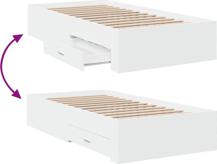 Produktbild vidaXL Bettgestell mit Schubladen (100 x 200 cm)