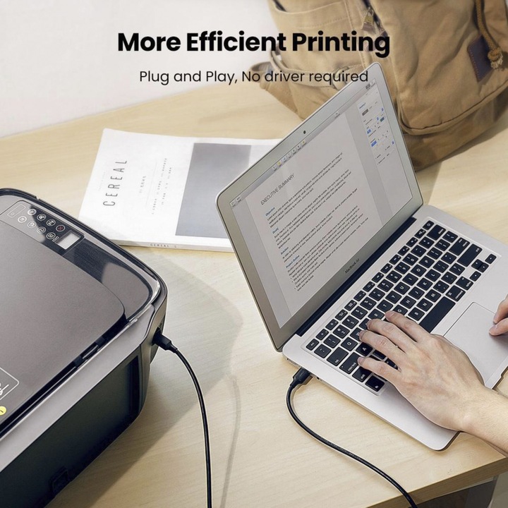 Produktbild Ugreen USB A – USB B (1.50 m, USB 2.0)