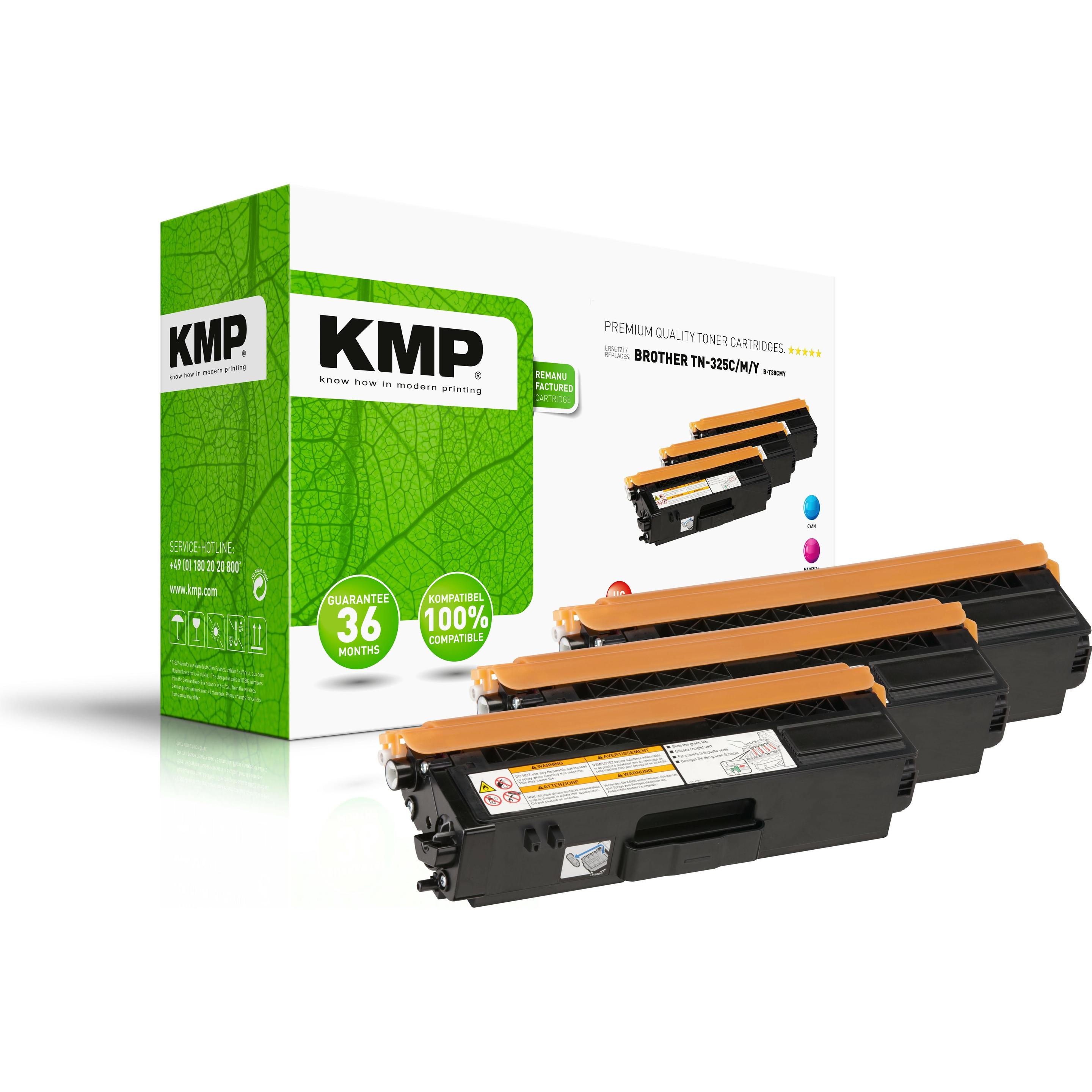 KMP, Toner, Toner ersetzt TN325C/M/Y (M, C, Y)