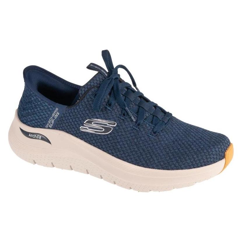 Skechers, Mannen, Sneakers, Slip-ins, Arch Fit 2.0 - Look Ahead Marineblauw, Blauw, (46)