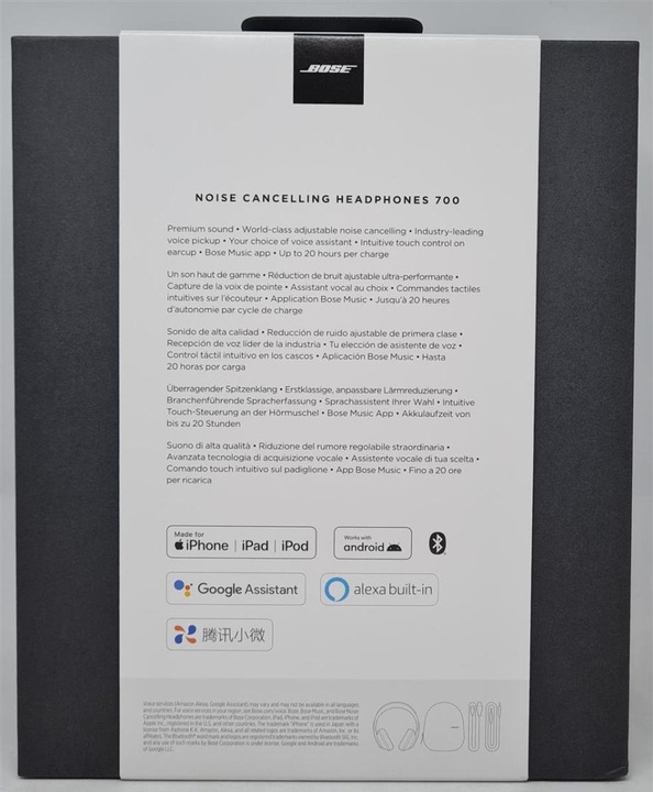 Image du produit Bose Headphones 700 (ANC, 20 h, Sans fil)