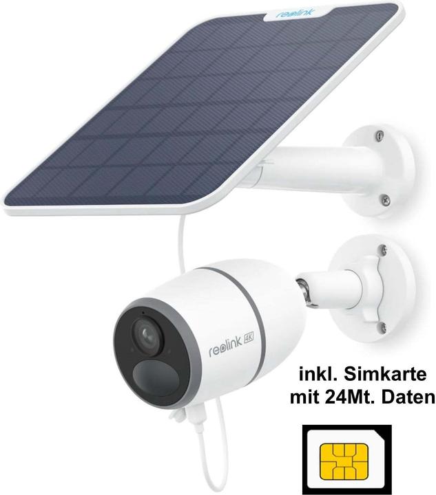 Image du produit Reolink Caméra 4G/LTE GO Ultra avec panneau solaire 2 + SIM (3840 x 2160 pixels)