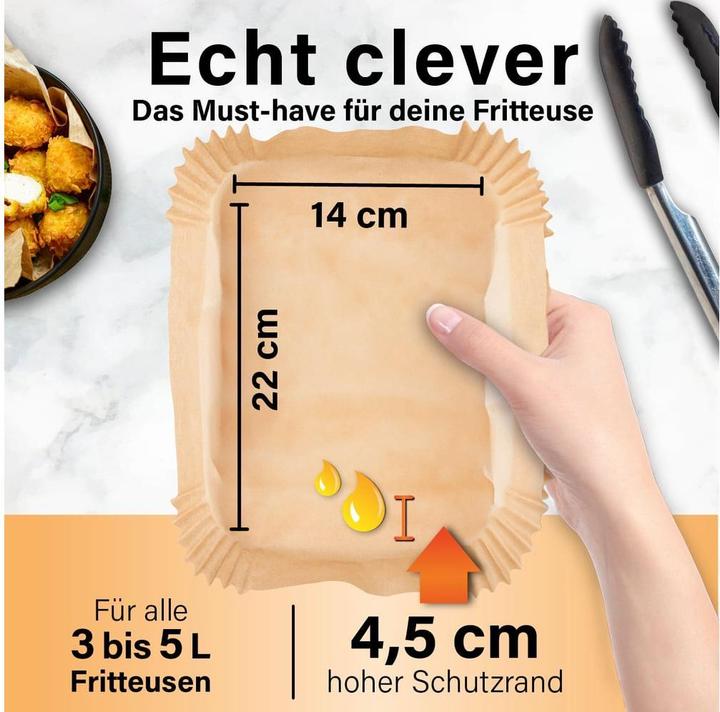 Image du produit Gourmetmaxx Backpapier 100 Stück, 22 x 14 x 4.5