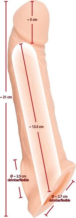 Image du produit Nature Skin Manchon pénien avec extension