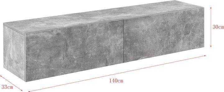 Image du produit En.Casa Evaton (140 x 33 x 30 cm)