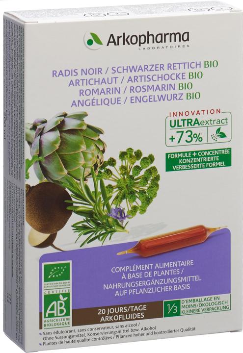 Produktbild Arkopharma Artischocke (20 Stück, Ampulle, 365 g)