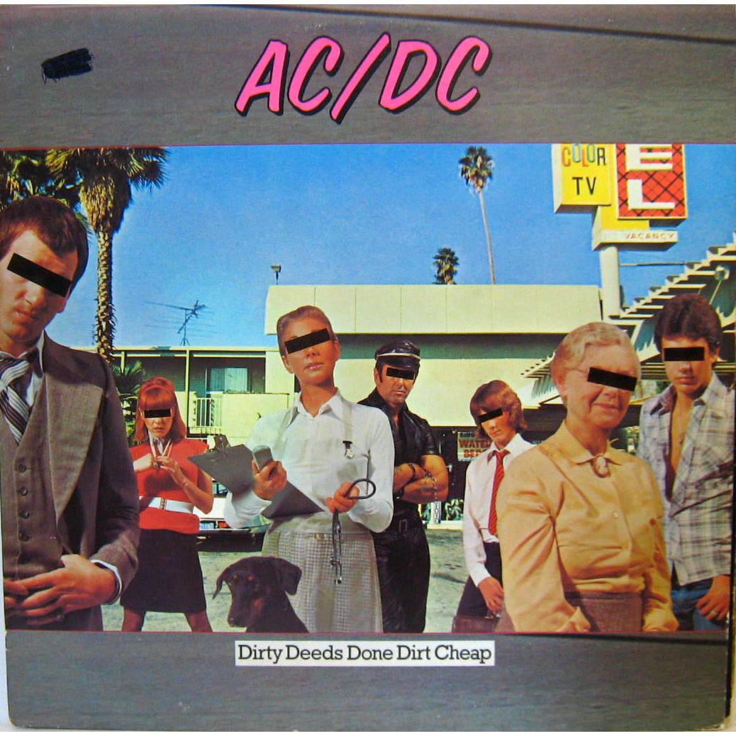 Dirty Deeds Done Dirt Cheap, Vinili