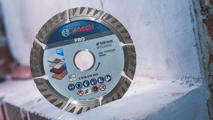 Produktbild Bosch Professional Zubehör PRO Multi Material Diamanttrennscheibe, 115 x 22,23 mm