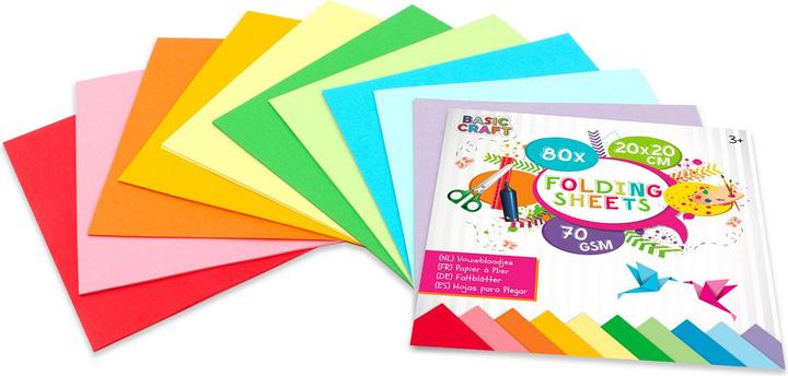 Produktbild Grafix Faltblätter 20x20cm, 80St. (80 x)