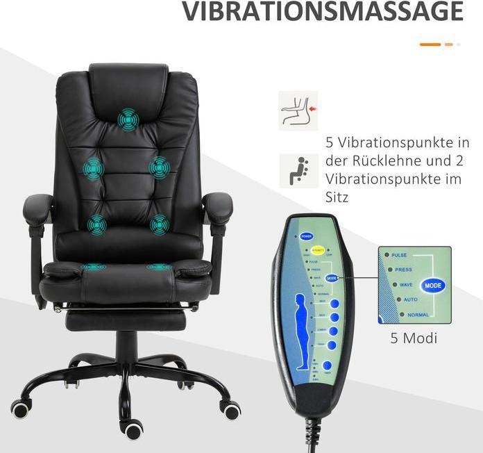 Produktbild Swisshandel24 Chefsessel mit Massagefunktion