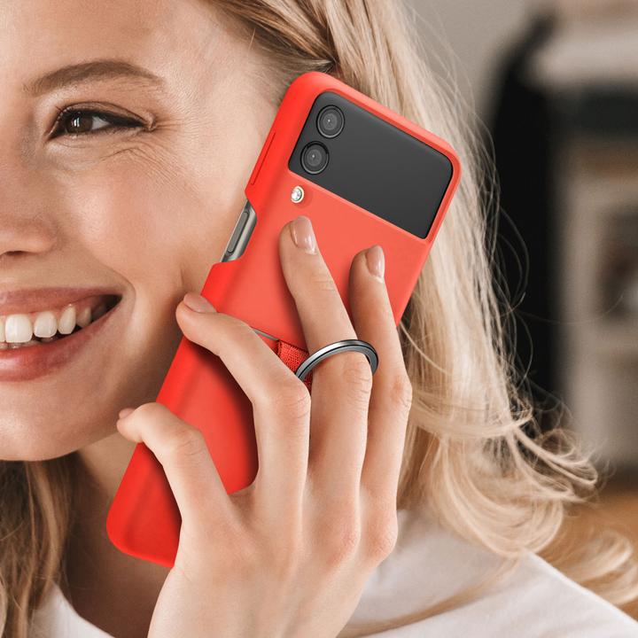 Immagine prodotto Samsung Custodia in silicone con anello (Samsung Galaxy Z Flip3)